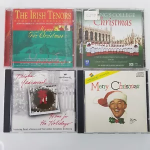 Christmas CD Lot 4 PACK Irish Tenor Bing Crosby Kings College Choir LSO Yearwood - Picture 1 of 3