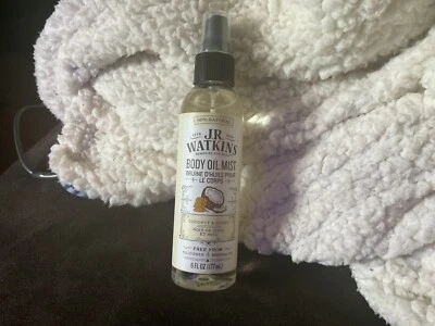 Vaporizador de aceite corporal natural JR Watkins, coco y miel 6 oz / 177 ml. Foto 1 de 3