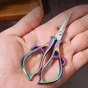 4.5" Multipurpose Embroidery Scissors Stainless Steel Sharp Straight Pointed ... - Picture 1 of 2