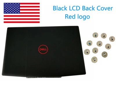 G3 15 3590 Para Dell 0YGCNV Rojo Logo LCD Tapa Trasera Tapa Trasera y 10 Piezas Tornillos Negro Foto 1 de 4