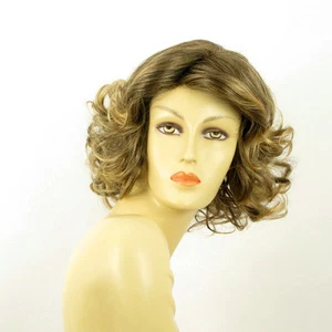 Perruque femme mi longue bouclée châtain méché doré KAISSY 6T24B - Imagen 1 de 8