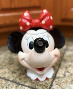 Gebrauchte Vintage Disney’s Keramik gepunktet Minnie Mouse Teekanne - Bild 1 von 6