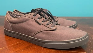 Vans Off The Wall Women's Lace Up Shoes - Size 10, Charcoal Gray, Polka Dot - Picture 1 of 10