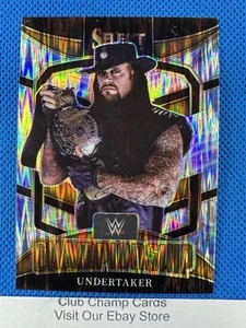 2022 #2 Undertaker Panini Select WWE Legends Championship Flash Prizm - Picture 1 of 2