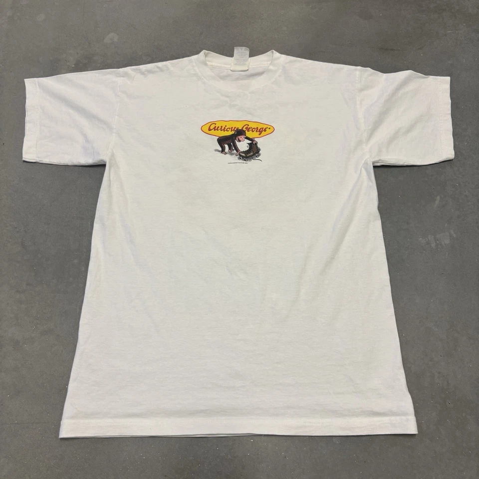 Camiseta de comedia Crazy Rare Vintage 1997 Curious George Foto 1 de 4