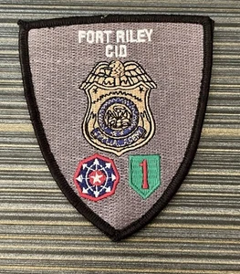 Fort Riley CID Patch - Picture 1 of 3