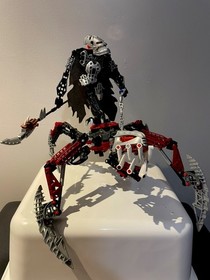 Lego Bionicle Vezon & Fenrakk (8764) 100% Complete with Instructions, no box.