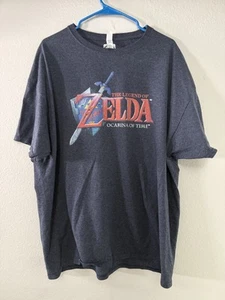 Camiseta Estilo Vintage Nintendo 64 Legend Of Zelda Ocarina Of Time 2XL Gris N64 - Imagen 1 de 3