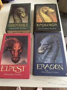 Christopher Paolini Eragon Series Lot 4 Hardbacks - Picture 1 of 12