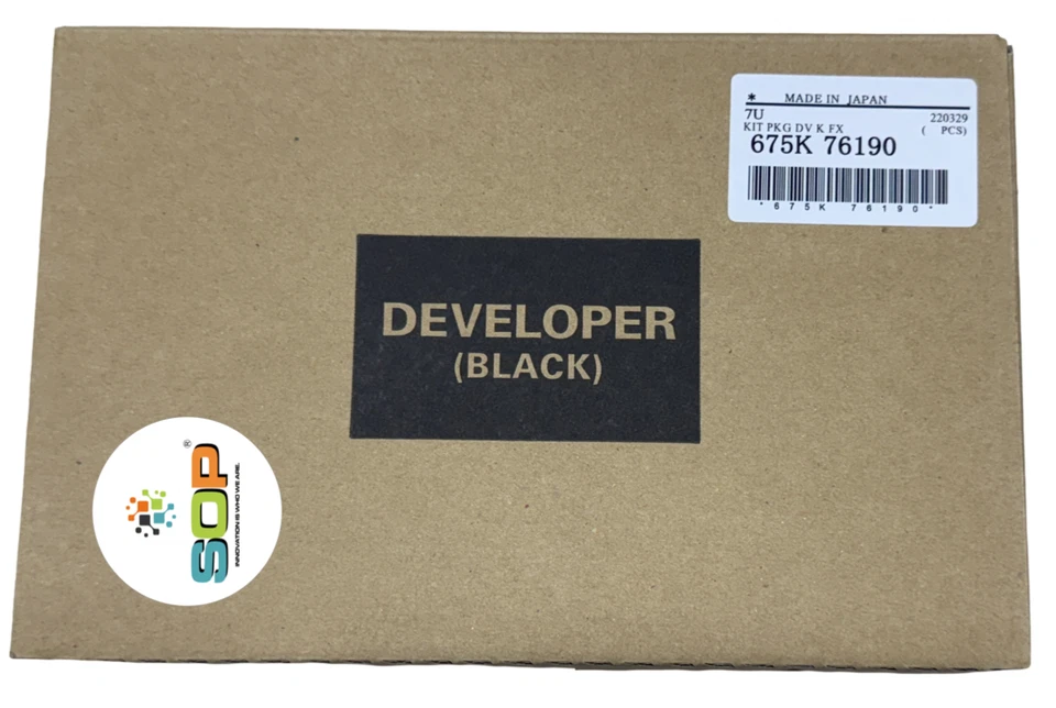Xerox DC 700 700i 770 C75 J75 550 560 570  C60 C70  Developer  Genuine Black - Image 1 of 1