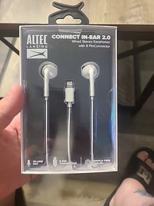 Altec Lansing Connect In-Ear 2.0 Wired Stereo Headphones White  E7B - Picture 1 of 6