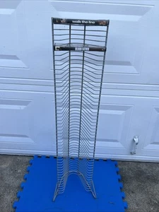 36” inch Tall Metal Stand CD DVD Storage Rack Tower with 50 slots - Picture 1 of 6