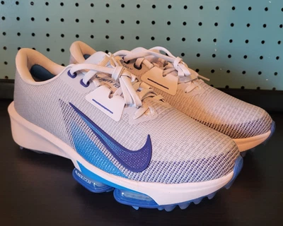 Nike Air Zoom Infinity Tour 2 Grey Royal Blue Golf Shoes FD0217-001 Men's 10.5 - Image 1 of 4