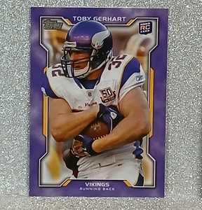 Topps Gridiron Giveaway Rookie Redemptions 2010 # GR-12 TROY GERHART VIKINGS - Imagen 1 de 2
