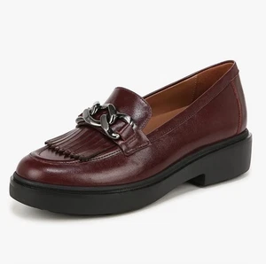 Mocassino donna Naturalizer Paris maglia catena slip on 8,5 - vino - Foto 1 di 10