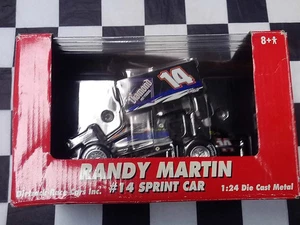 Randy Martin #14 Sprint Car 2004 1:24 Sprint Car Extreme RC2 marchi *AUTOGRAFATO - Foto 1 di 2