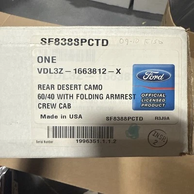 Ford VDL3Z-1663812-X Rear Seat Cover Kit 2008-2010 Ford F-150, Lincoln Mark LT - Image 1 of 3