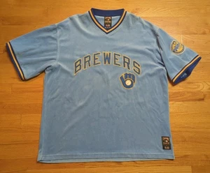 Milwaukee Brewers Cooperstown Collection GIII 1982 WS MLB Jersey Size Men’s 3XL - Picture 1 of 19