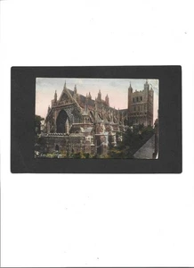 UK Antique PC "Exeter Cathedral" 5-29-1914 Exeter to Fond du Lac, WI. - Bild 1 von 2