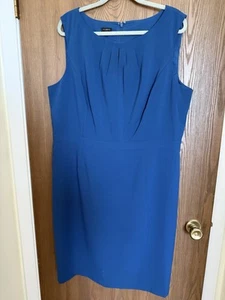 Talbots Size 20 Teal Shift Dress - Picture 1 of 6