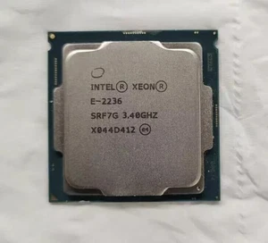 Intel Xeon E-2236 Processors SRF7G 3.4GHz CPU 6Cores 12Threads 80W LGA1151 - Picture 1 of 2