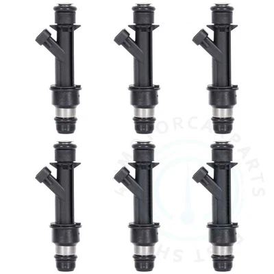 Inyectores de combustible negros 6 piezas para Chevrolet Venture 2000-2005 3,4 L 25323972 Foto 1 de 4