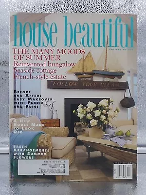 House Beautiful Magazine July 1993 Volume 135 Number 7 The Many Moods Of Summer - Image 1 of 2