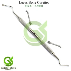 Lucas Surgical Curette #87 3.5mm Dental Periodontal Socket Bone Extraction - Picture 1 of 1