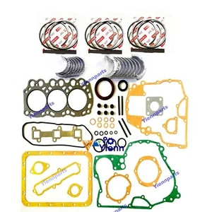 L3E2 L3E2-63 Overhaul Re-ring Kit Fit For Mitsubishi Engine Volvo EC14 EC15 EC20 - Picture 1 of 4