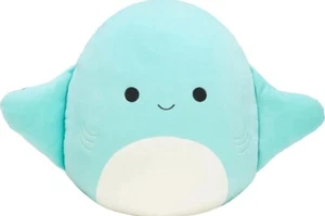 Brand NEW  Squishmallow 14" Maggie The Green Stingray W/ Spotted back Plush New - Picture 1 of 2