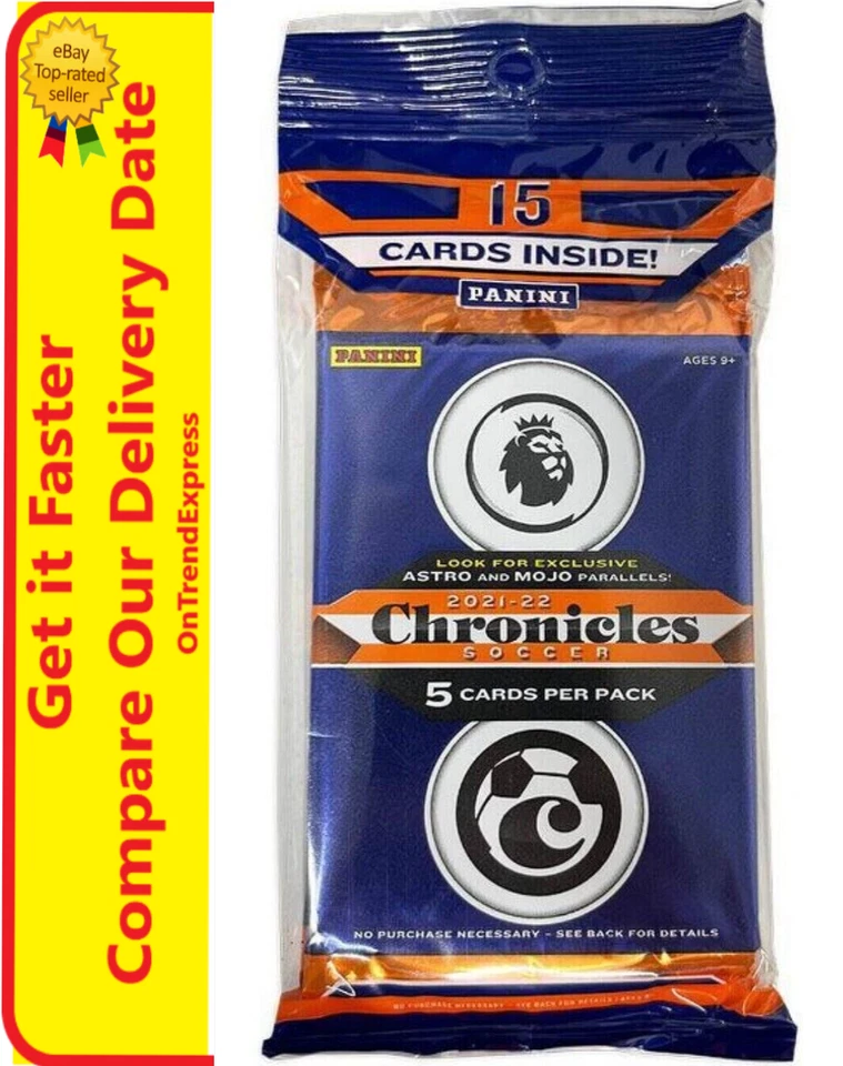 Panini 2021/2022 Chronicles Soccer Multipack Trading Cards Booster Pack