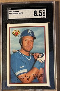 1989 Bowman George Brett #121 SGC 8.5 NM/MT+