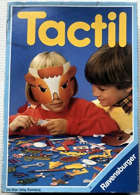 Tactil (No Peeking!) 1986 Ravensburger Unique Kids Game - 57/60 Pieces Included - Image 1 of 4