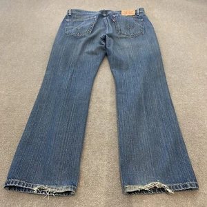 Jeans vintage Levis 505 uomo 34 vestibilità 36x30 denim dritto invecchiato anni 90 y2k - Foto 1 di 15