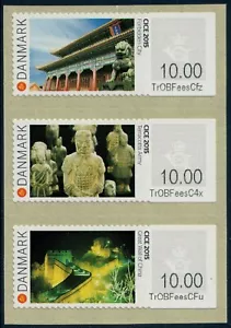 DANIMARCA. 2015. CICE Cina, etichette affrancatura, nuovo di zecca (PK2127) - Foto 1 di 1