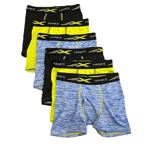 Boys Hanes X-Temp Boxer Briefs SMALL 6 Pack Tagless NEW NWOT - Picture 1 of 4