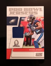 2019 Score Michael Bennett Eagles Pro Bowl Jerseys Relic SP #pb-3 Panini Mint