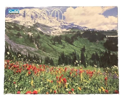 VINTAGE SEALED Mount Rainer National Park 1000 Pc. Puzzle Guild Puzzles - Image 1 of 2