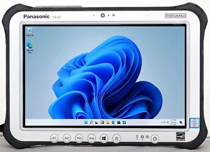 Panasonic Toughpad FZ-G1 MK4 PORTA LAN i5-6300U 2,4 GHz 8 GB 1 TB SSD 4G Touch WIN11 - Foto 1 di 4