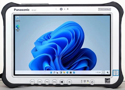 Panasonic Toughpad FZ-G1 MK4 LAN PORT i5-6300U 2.4GHz 8GB 1TB SSD 4G Touch WIN11 - Image 1 of 4