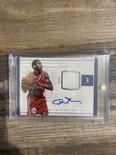 2016-17 Panini National Treasures NBA 76ers Allen Iverson Auto Patch Jersey /25
