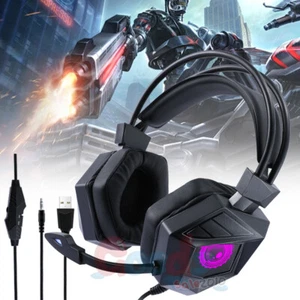 Audifonos Gamer con Microfono Para PS4 PC Conector 3.5 mm Auriculares con Cable - Picture 1 of 60