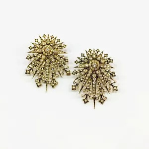 Turkish Jewelry Classic Ottoman Style Earrings With Rhinestones - Hurrem/Roxelan - Picture 1 of 3