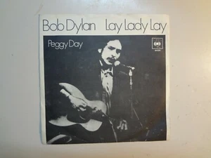 BOB DYLAN: Lay Lady Lay 3:20- Peggy Day 1:59-Italy 7" 1969 CBS Records 4434, PSL - Picture 1 of 4
