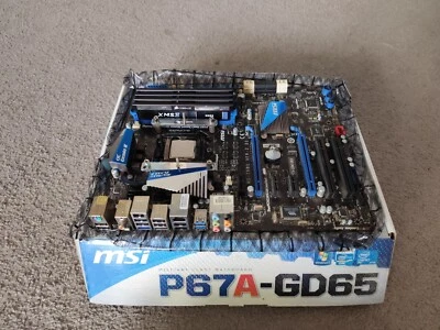 MSI P67A-GD65 Mainboard Bundle mit i7-2600k und 16GB (4x4GB) DDR3 RAM - Bild 1 von 3