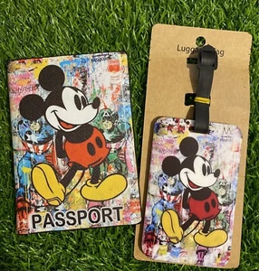 Paquete de funda y etiqueta de equipaje Mickey Passport - Imagen 1 de 1