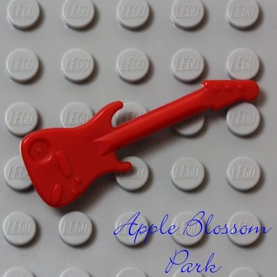 NUEVA GUITARRA ELÉCTRICA LEGO ROCK STAR - Girl Friends Instrumento Rojo 4 Minifiguras Banda Foto 1 de 3