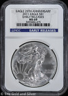 2011 $1 American Silver Eagle NGC MS 69 | Early Releases 25th Anniv Uncirculated