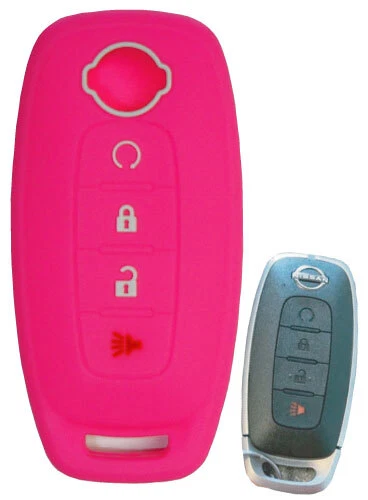 Capa de borracha chaveiro de entrada sem chave para Nissan Remote 2023 2024 Kicks Rogue - Imagem 1 de 1