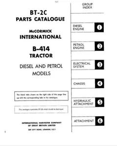 Manual de piezas Case IH B414 entregado hoy - Imagen 1 de 4